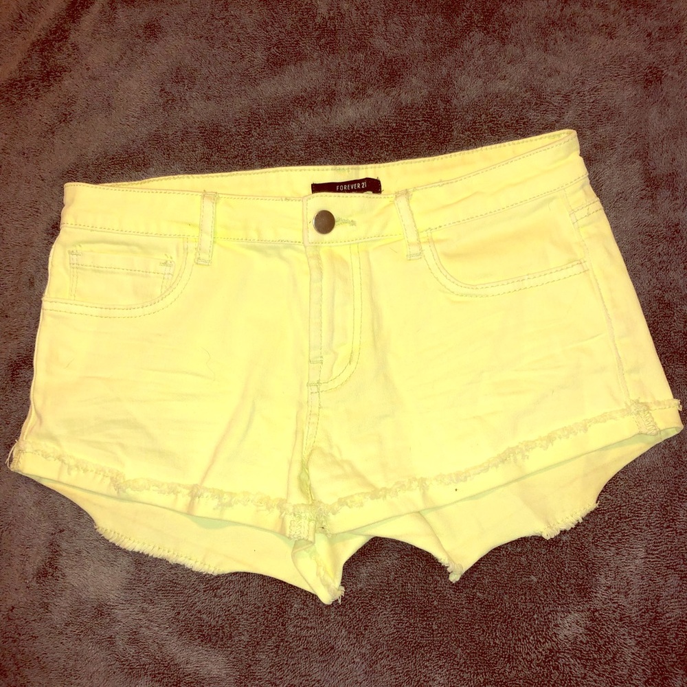 Yellow shorts!